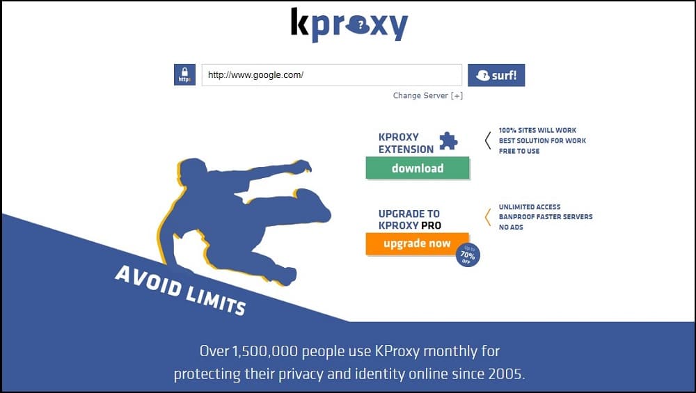 Kproxy Homepage